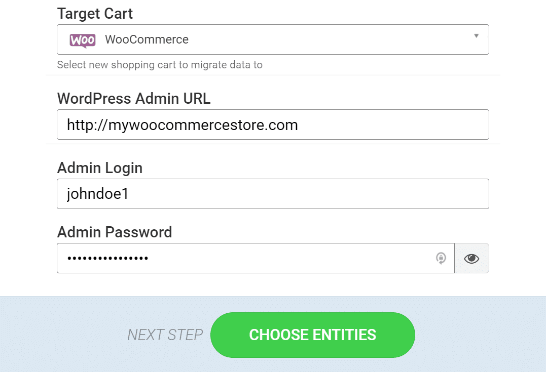 Cómo migrar de Shopify a WooCommerce (en 8 pasos) Ingrese los datos de inicio de sesión de WordPress