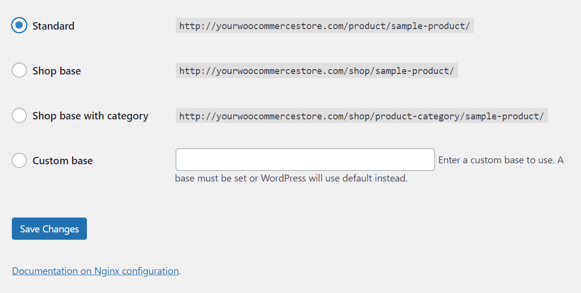 Cómo migrar de Shopify a WooCommerce (en 8 pasos) Cambiar la estructura de la URL de la tienda en WordPress