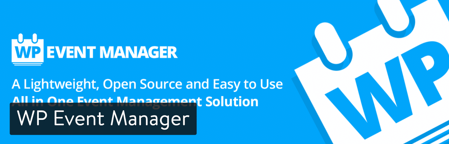 Complemento de WordPress de WP Event Manager