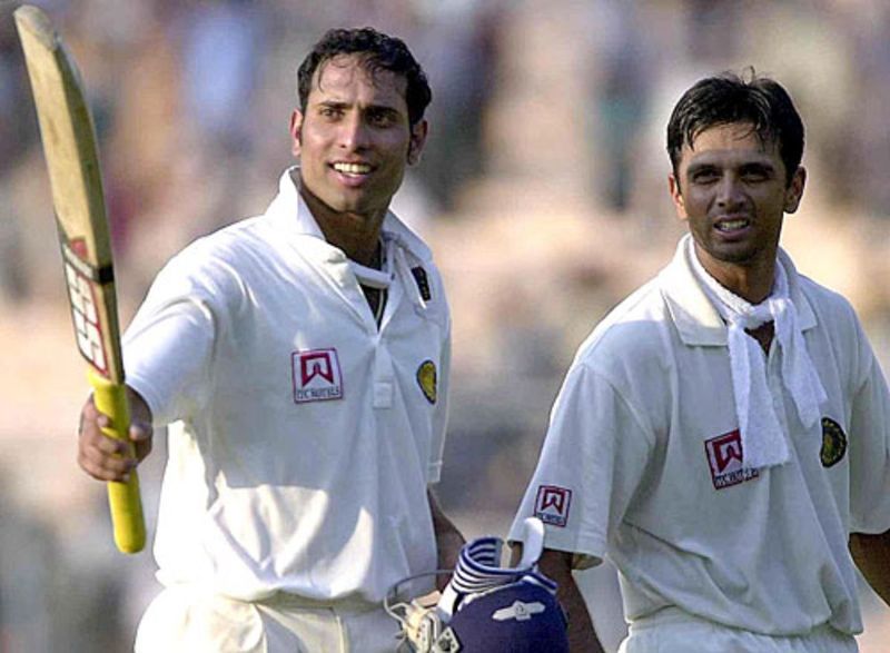 Rahul Dravid Wiki, altura, edad, novia, esposa, hijos, familia, biografía y más Dravid y Laxman después de una asociación récord el 14 de marzo de 2001